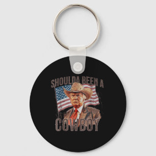 Bör ha varit en Cowboytrump 2024 4 juli U Nyckelring