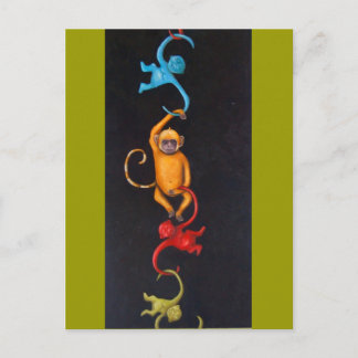 Bor i en plastisk värld vykort