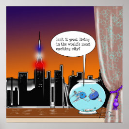 Bor i New York City Poster
