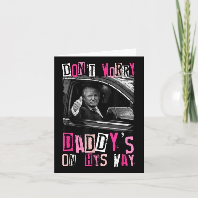 Bör inte oroa Daddys på hans sätt på den underbara Kort (Framsida)