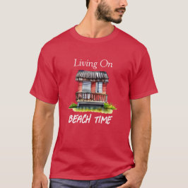 Bor på strandtid  t shirt