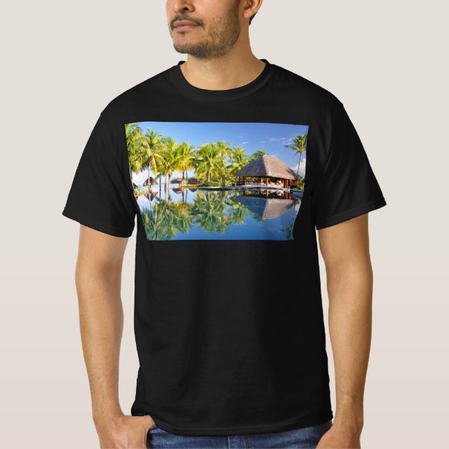 Bora Bora Bar T Shirt (Framsida)