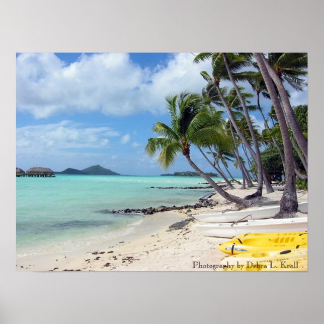 Bora Bora Beach Poster (Framsidan)