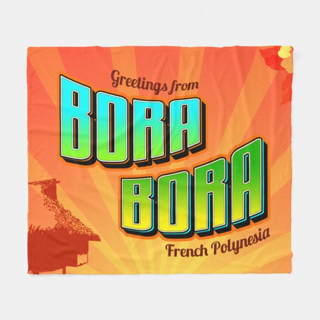 Bora Bora Blanket Fleecefilt (Framsidan (Horisontell))