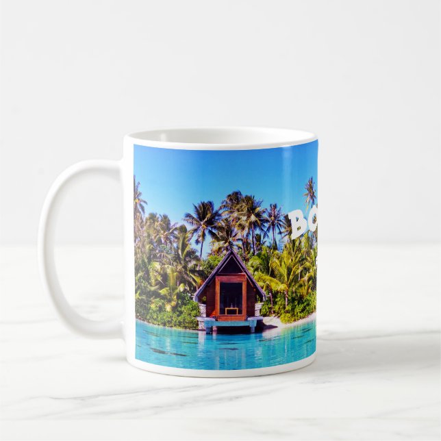 Bora Bora bröllopkapell Drinkware Kaffemugg (Vänster)