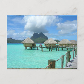 Bora Bora Bungalow-vykort Vykort