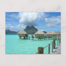 Bora Bora Bungalow-vykort Vykort