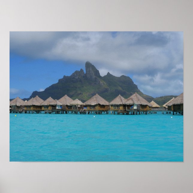 Bora Bora Fransk Polynesia Poster (Framsidan)
