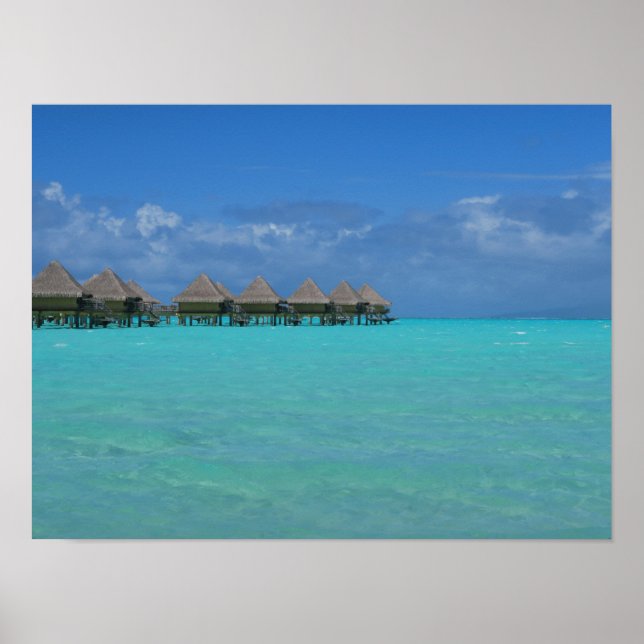 Bora Bora Fransk Polynesia Poster (Framsidan)