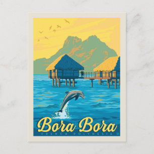 Bora Bora, Fransk Polynesien Vykort