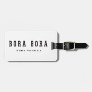 Bora Bora franska Polynesia Bagagebricka