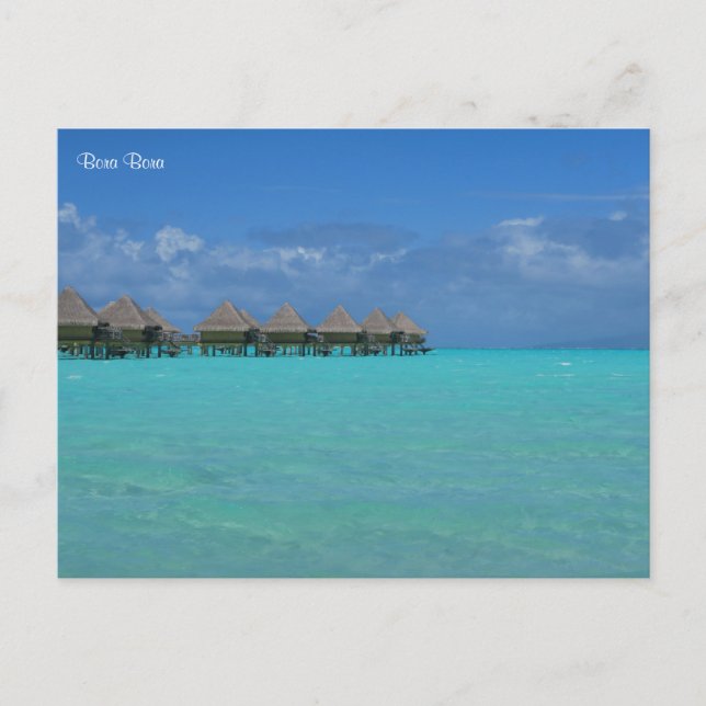 Bora Bora Franska Polynesien Helg Vykort (Framsida)