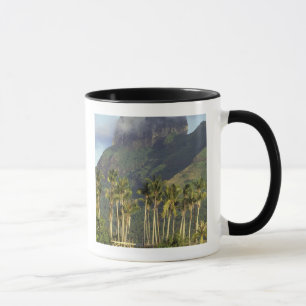 Bora Bora, Franska Polynesien Strandscen och Mugg