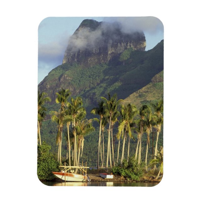 Bora Bora, Franska Polynesien Strandvy och Magnet (Vertikal)
