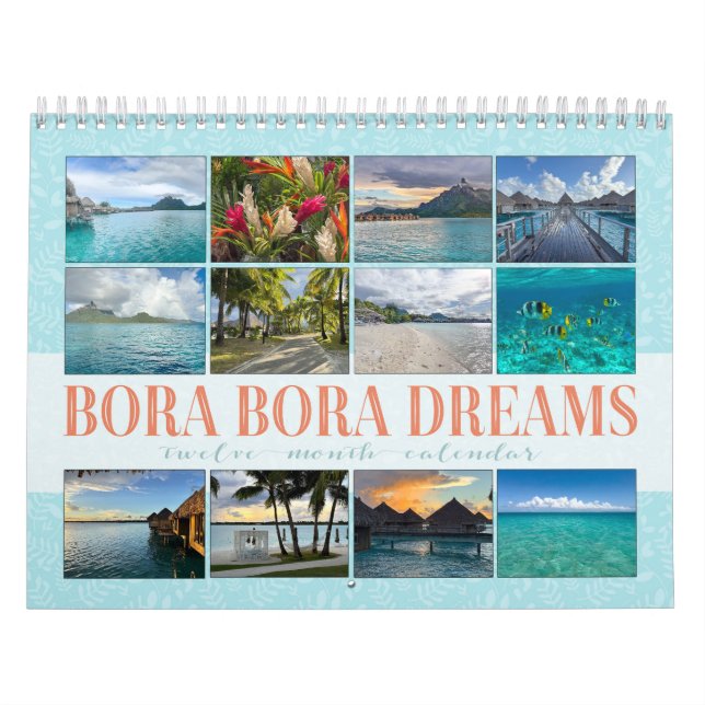 Bora Bora | French Polynesia | Tahitian Calendar Kalender (Omslag)