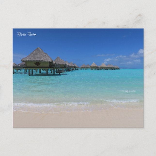 Bora Bora Helg Vykort (Framsida)