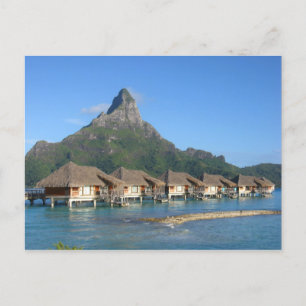 Bora Bora Huts Vykort