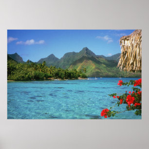 Bora Bora Island, Fransk Polynesia Poster