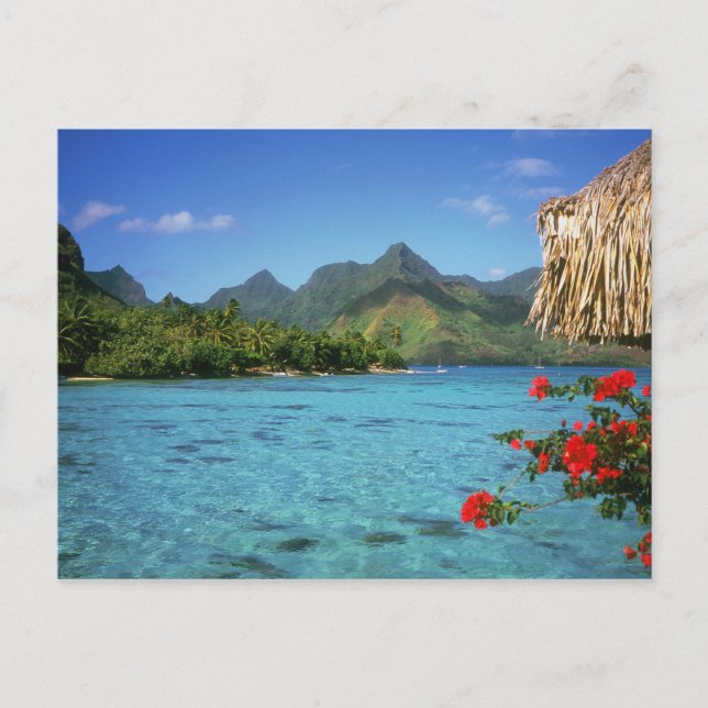 Bora Bora Island, Fransk Polynesia Vykort (Framsida)