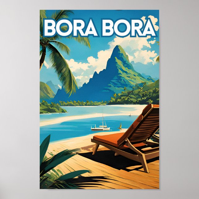 Bora Bora Island Poster (Framsidan)