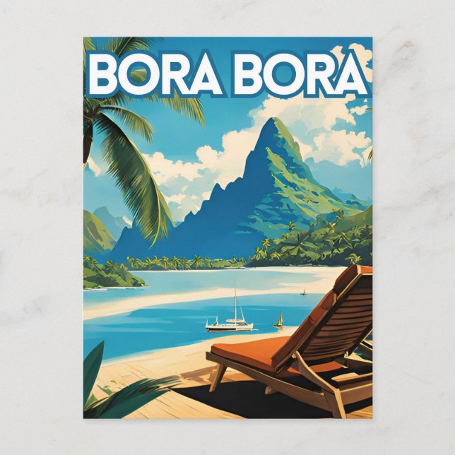 Bora Bora Island Vykort (Framsida)