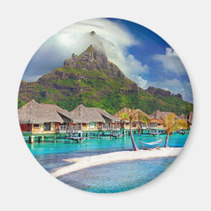 Bora Bora Karibiska ön Magnet