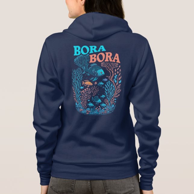 Bora Bora korallrev T Shirt (Baksida)