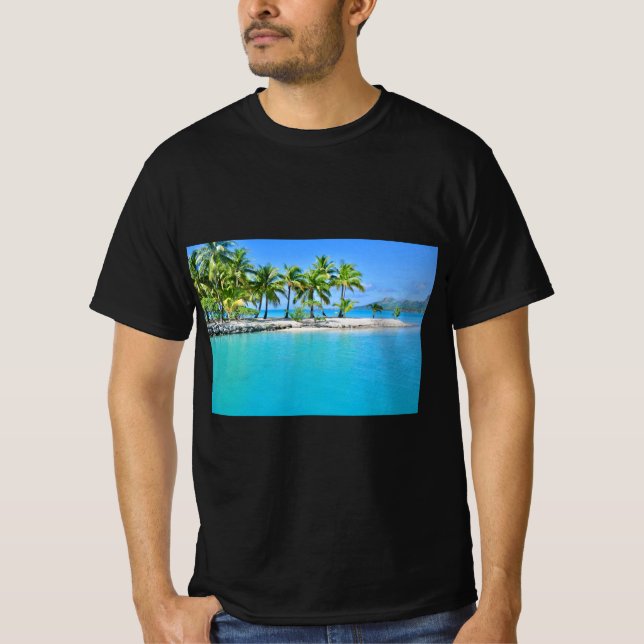 Bora Bora Lagoon T Shirt (Framsida)