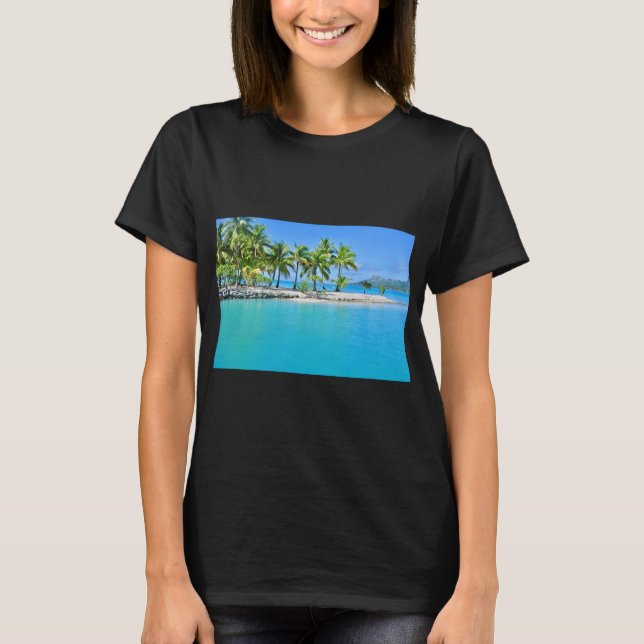 Bora Bora Lagoon T Shirt (Framsida)