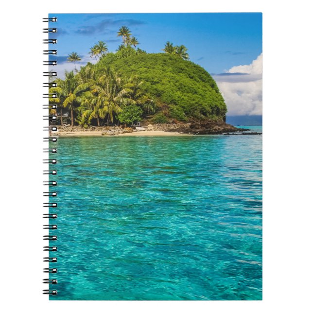 Bora Bora-lagunen Anteckningsbok (Framsidan)