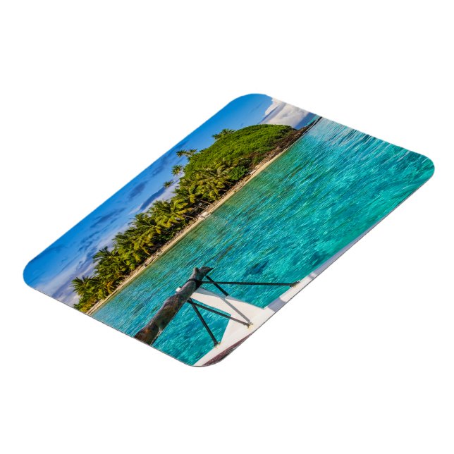 Bora Bora-lagunen Magnet (Vänstra Sidan)