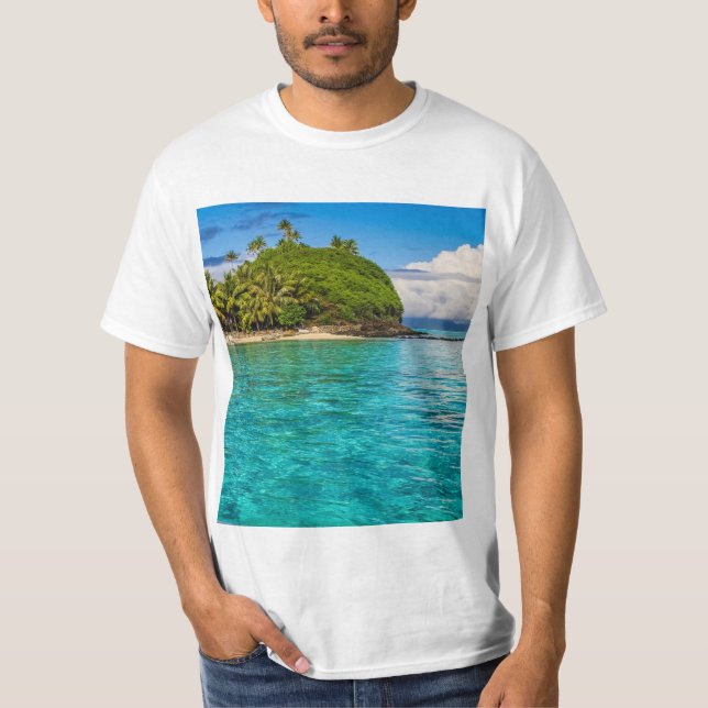 Bora Bora-lagunen T Shirt (Framsida)