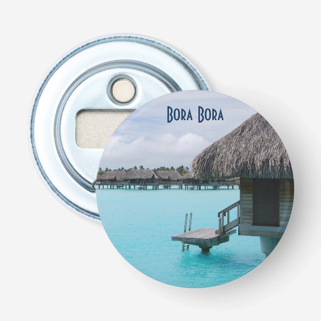 Bora Bora Magnet Flasköppnare (Framsidan)