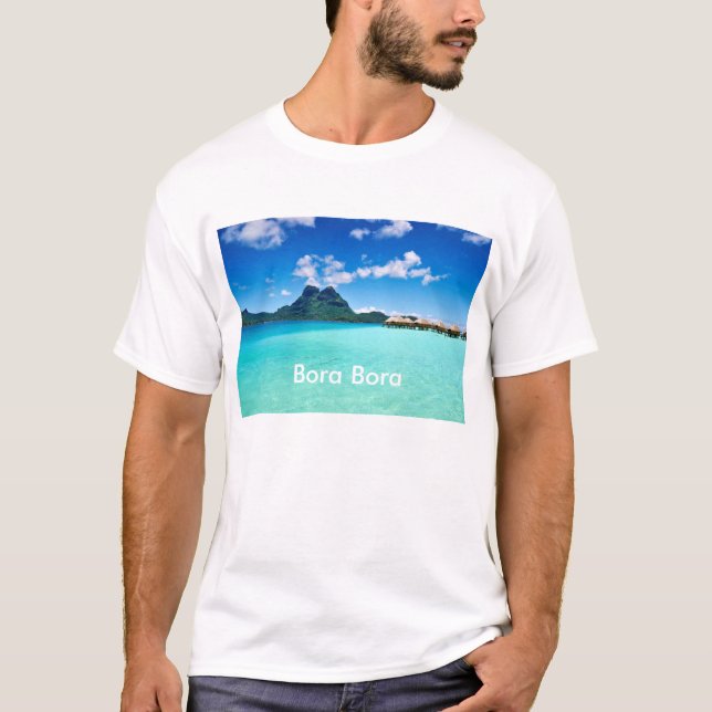 Bora Bora manar utslagsplats Tee (Framsida)