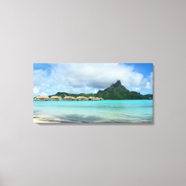 Bora Bora panorama tryck (Framsida)