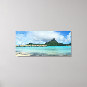 Bora Bora panorama-utskrift Canvastryck