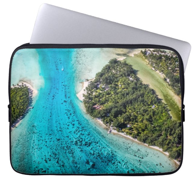 Bora Bora - Pathway till havet Laptop Fodral (Framsidan)