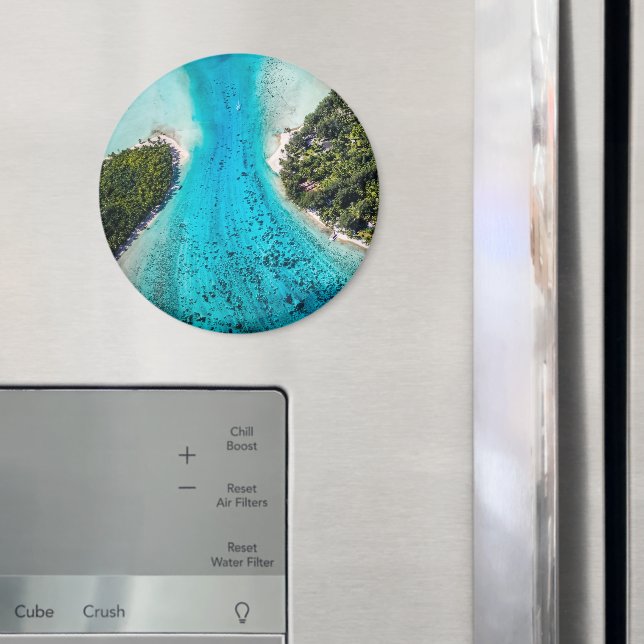 Bora Bora - Pathway till havet Magnet (In Situ (Fridge))