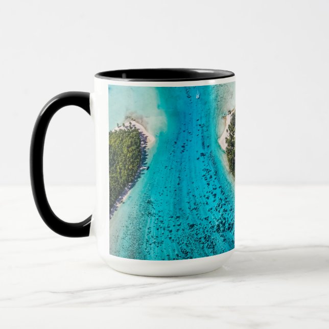 Bora Bora - Pathway till havet Mugg (Vänster)