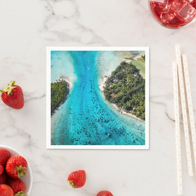 Bora Bora - Pathway till havet Pappersservett (Insitu)