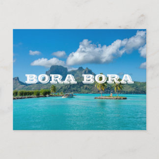 Bora Bora Polynesia Tropical Östrand Vykort