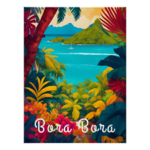 Bora Bora Polynesiens Resaaffisch