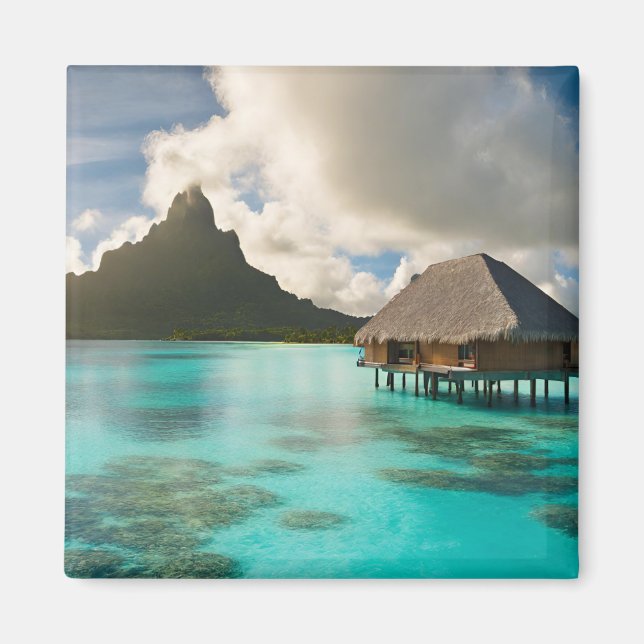 Bora Bora Postcard Magnet (Framsidan)