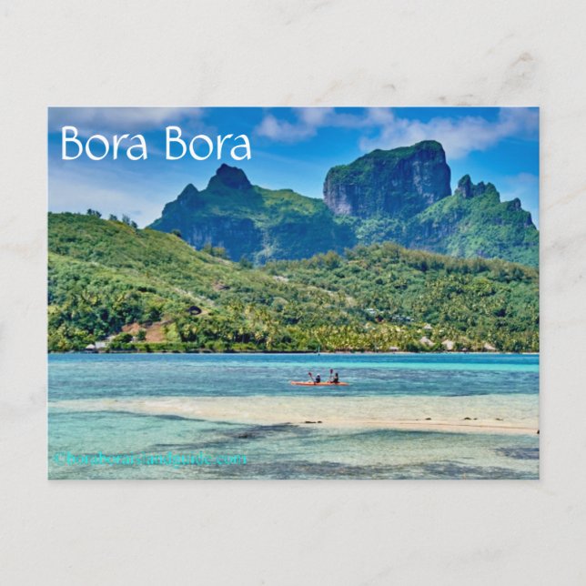 Bora Bora Postcard Vykort (Framsida)