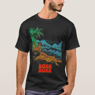 BORA BORA Retro Cult Classic Fan Art T Shirt