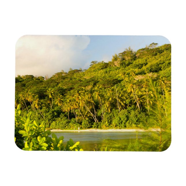 Bora Bora, Sällskapsöarna, Franska Polynesien. Magnet (Horisontell)