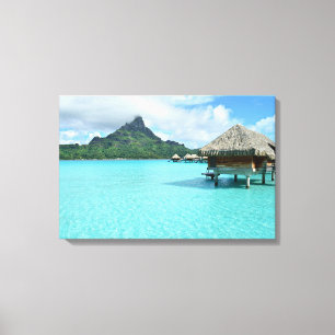 Bora Bora semesterortkanvastryck Canvastryck