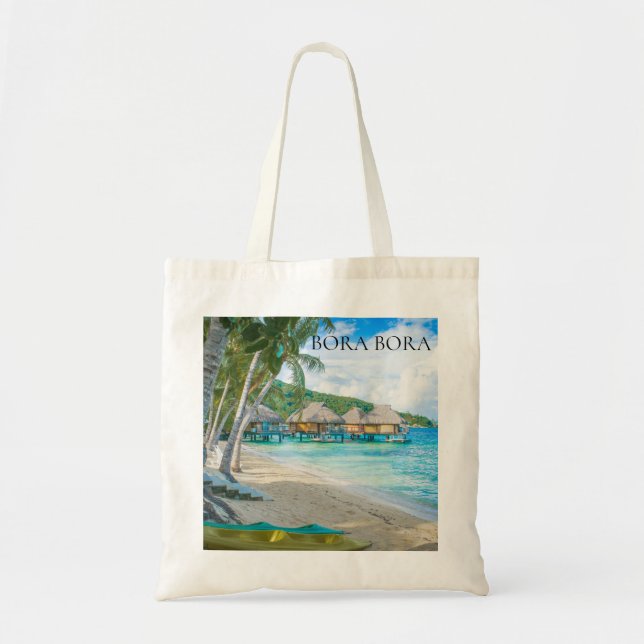 Bora Bora Strandhus Bungalows Foto Tygkasse (Framsidan)