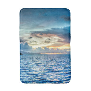 Bora Bora Sunset, scenfotografi, Badrumsmatta