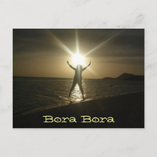 Bora Bora Sunset Vykort